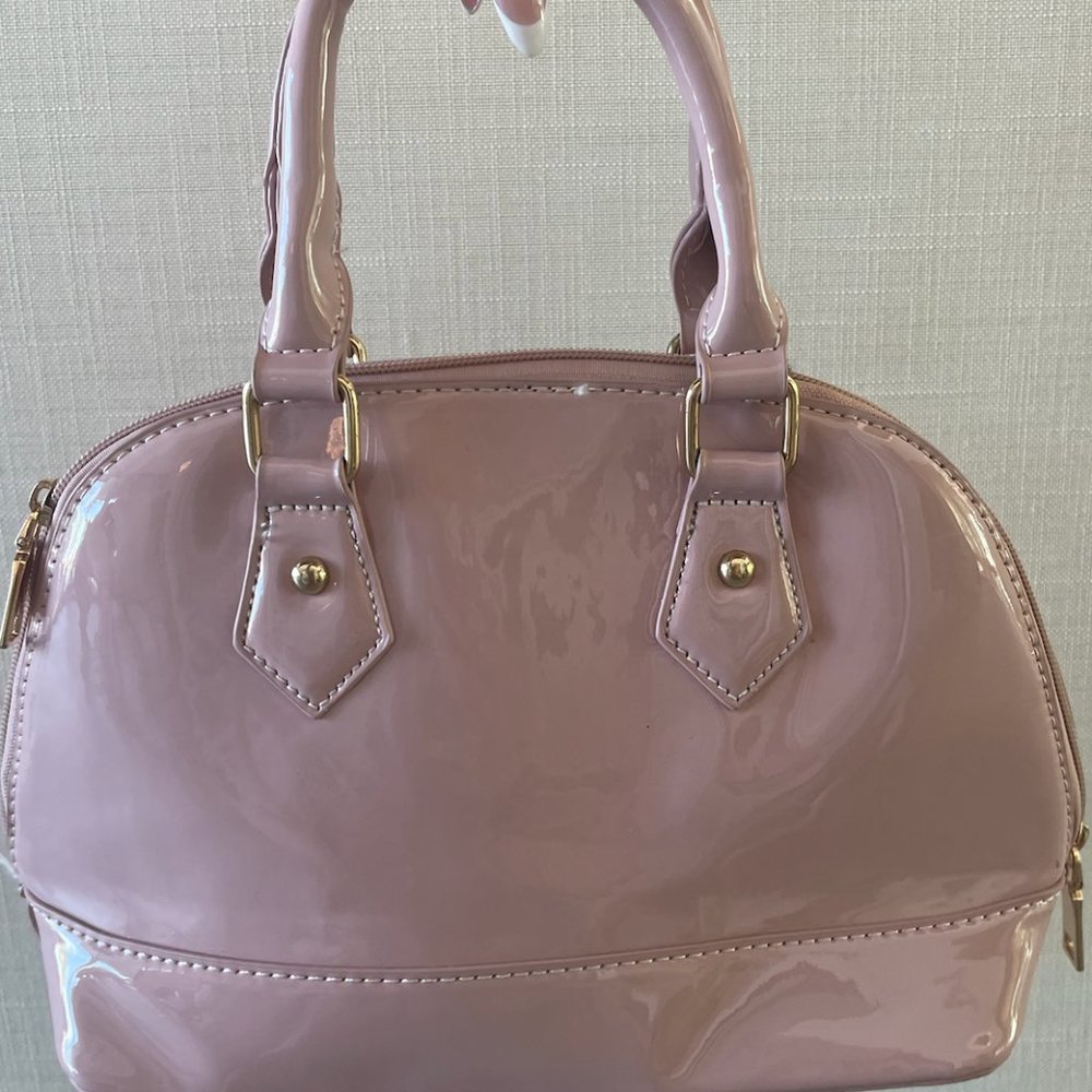 Pink hand bag